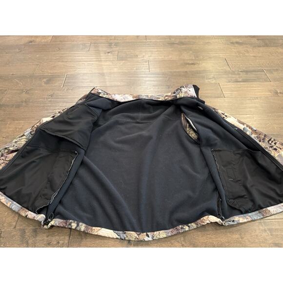 Kings Camo Big Horn Mens Camo Arm Zip Off Hunting Softshell Full Zip Jacket XL - Picture 5 of 9